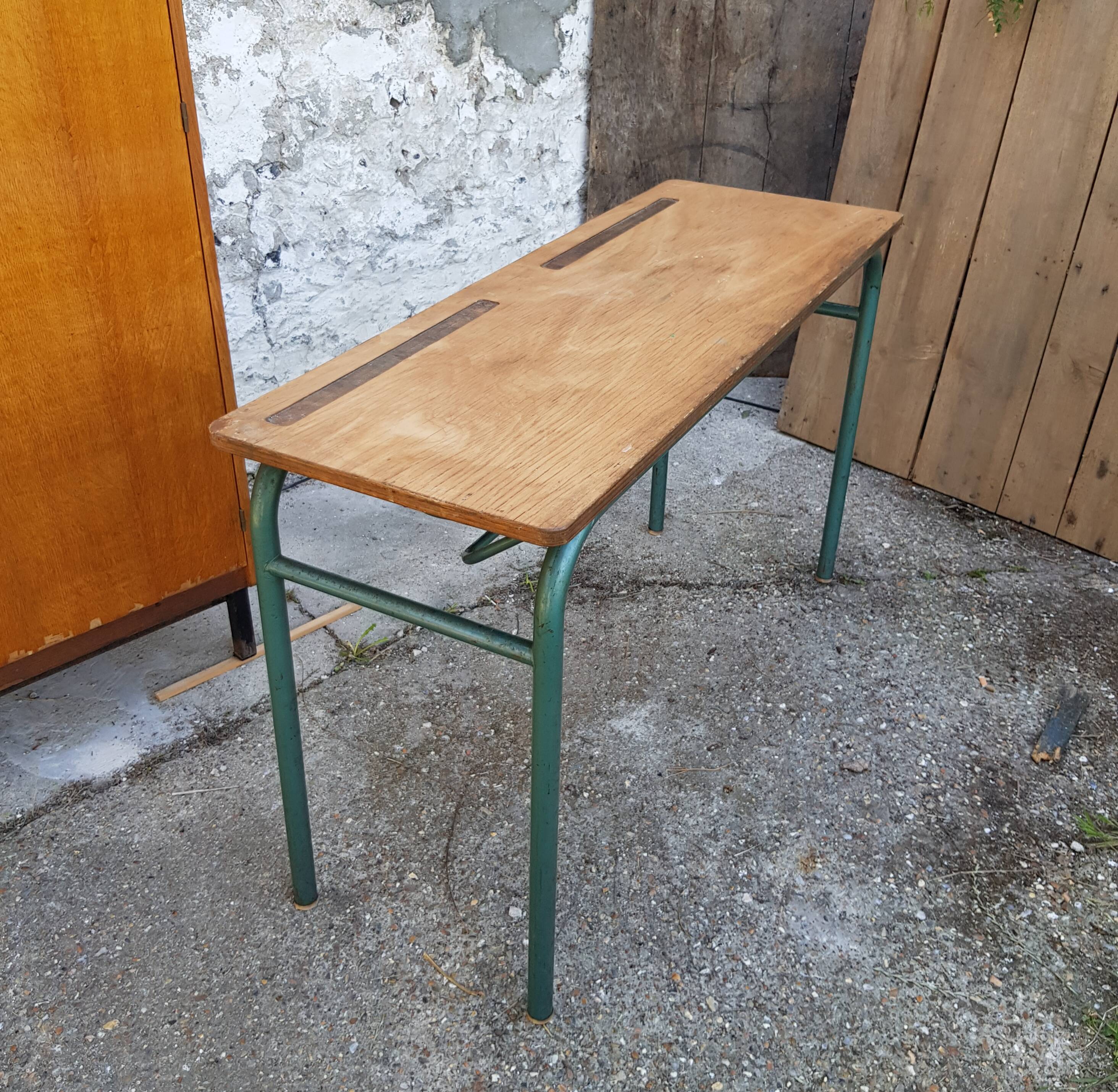 Hitier double-style school desk 1960
