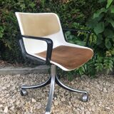 Pair of office chairs Modus Osvaldo Borsani edited by Tecno