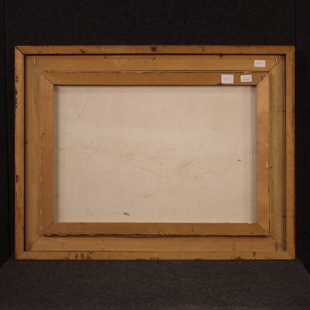 Signed painting landscape of countryside from the 20th century