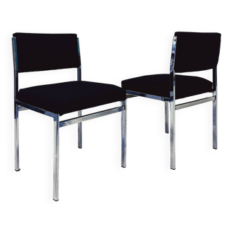 vintage chrome chairs