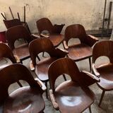4 chaises Oswald Haerdtl pour Ton, Tchécoslovaquie