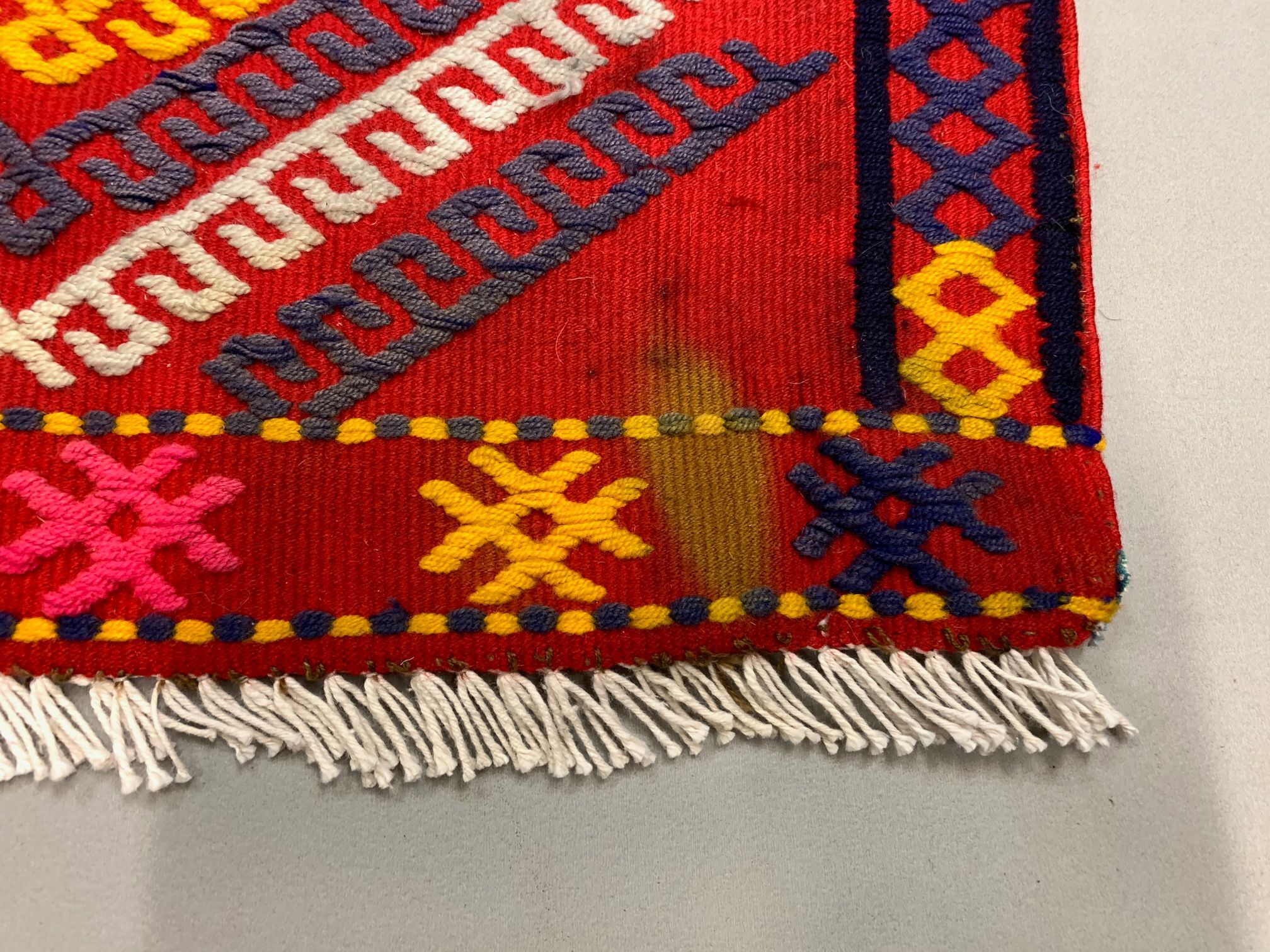Vintage turkish mini kilim 106x47 cm