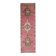 Vintage Turkish Oushak Handmade Wool Cotton Pink Runner Rug 90x303
