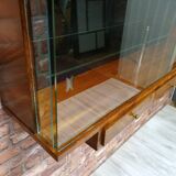 Display cabinet with hanging drawers, Poland, 1970s after renovation.