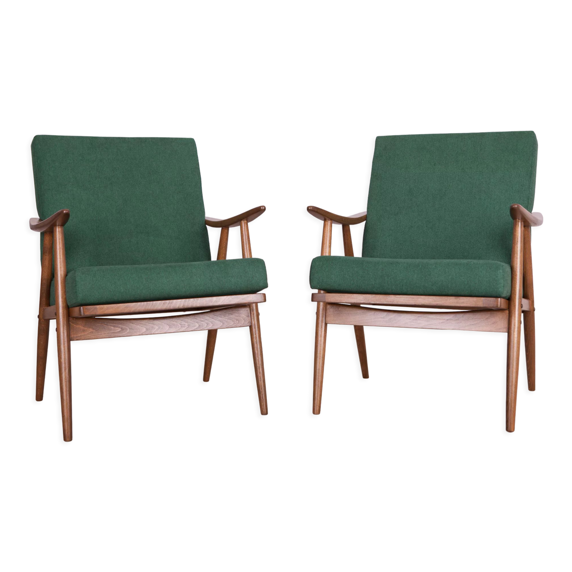 Armchairs from Ton, 1960s, Set of 2