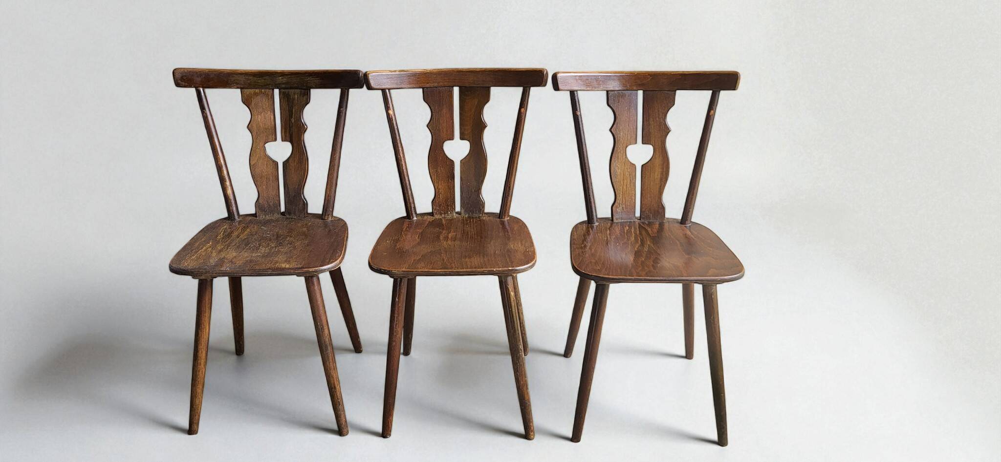 4 chaises bistrot vintage 1960's
