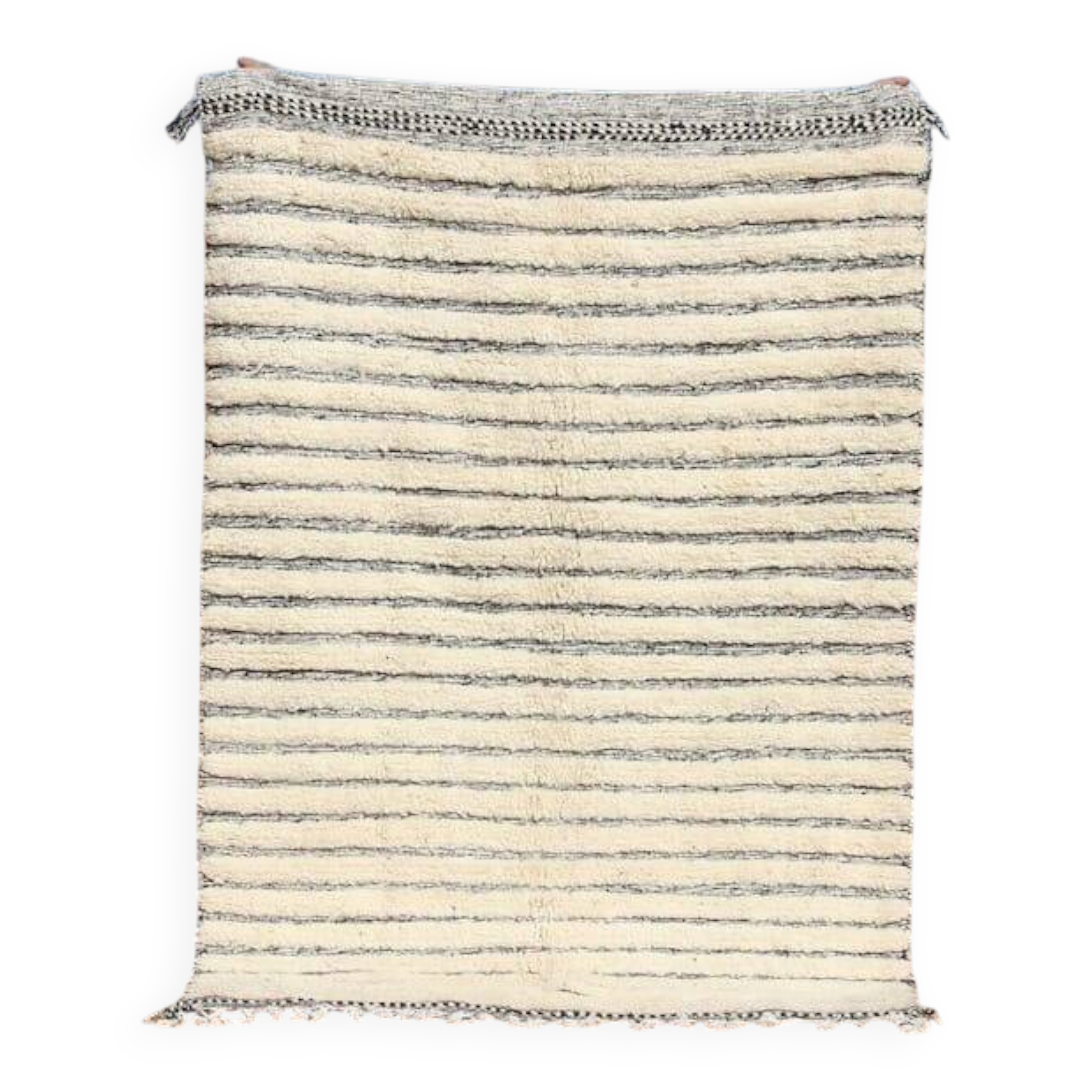 Handmade pure wool rug, size 1.4/2.6 m.