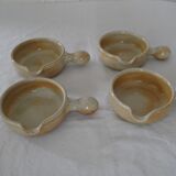 4 cassolettes in sandstone