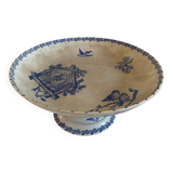 Old Compote Dish Terre de Fer Franco-British Company Sordoillet Cot