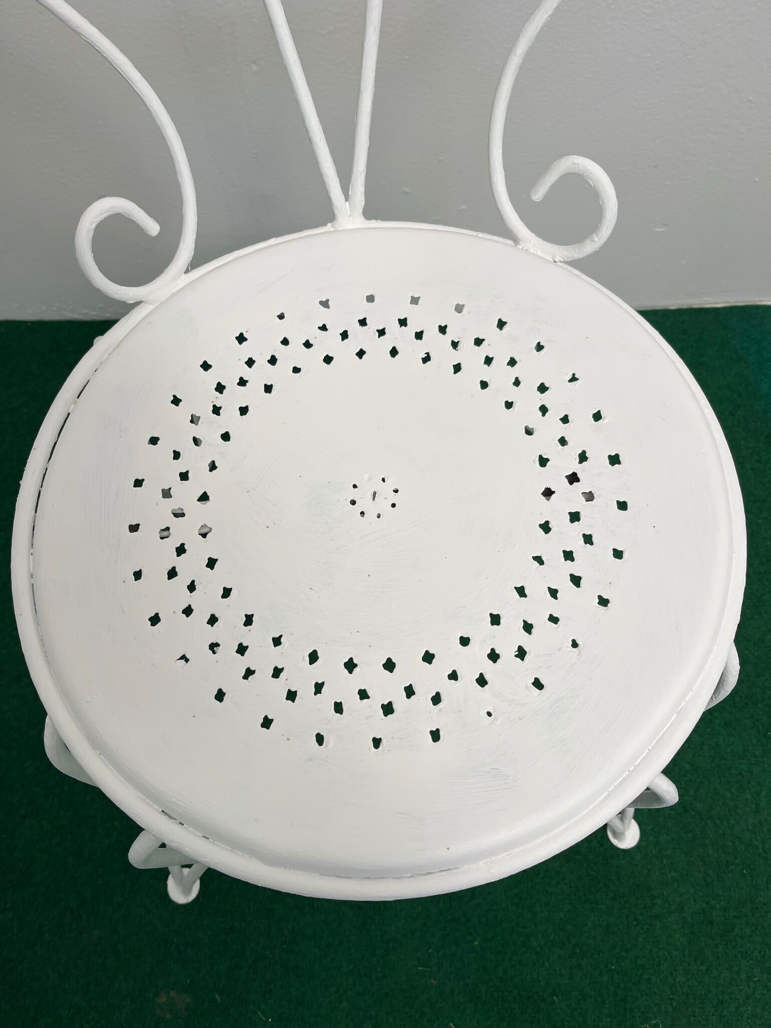 Garden furniture wrought iron folding year 50-60