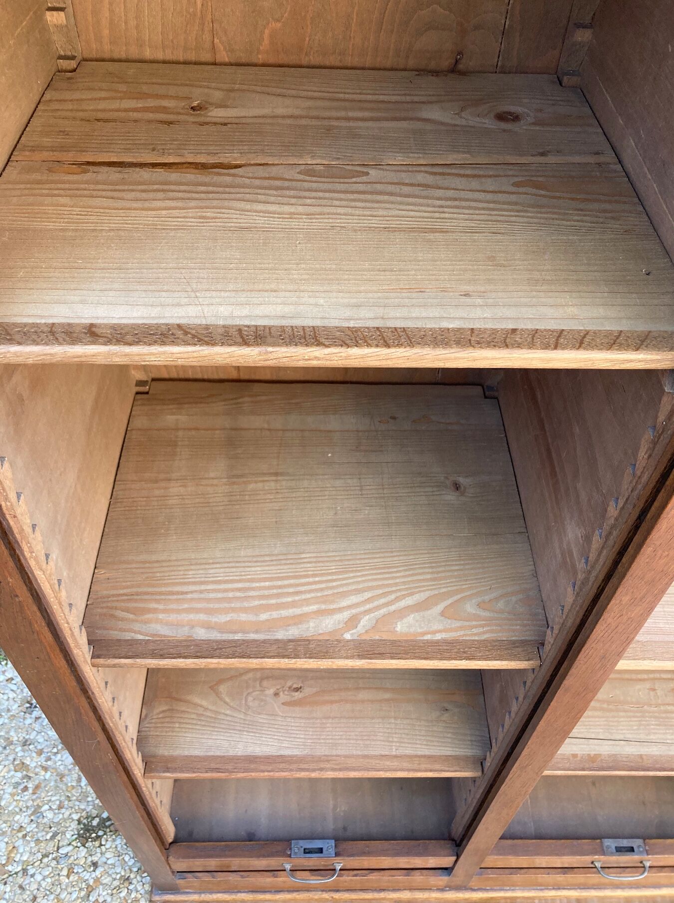 Vintage double curtain binder