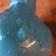Antique French Opaline Glass Vases: Art Nouveau Floral Pair