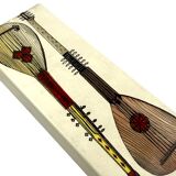 Piero Fornasetti, mandolins cigars Box, Milan Italy, ca. 1960s