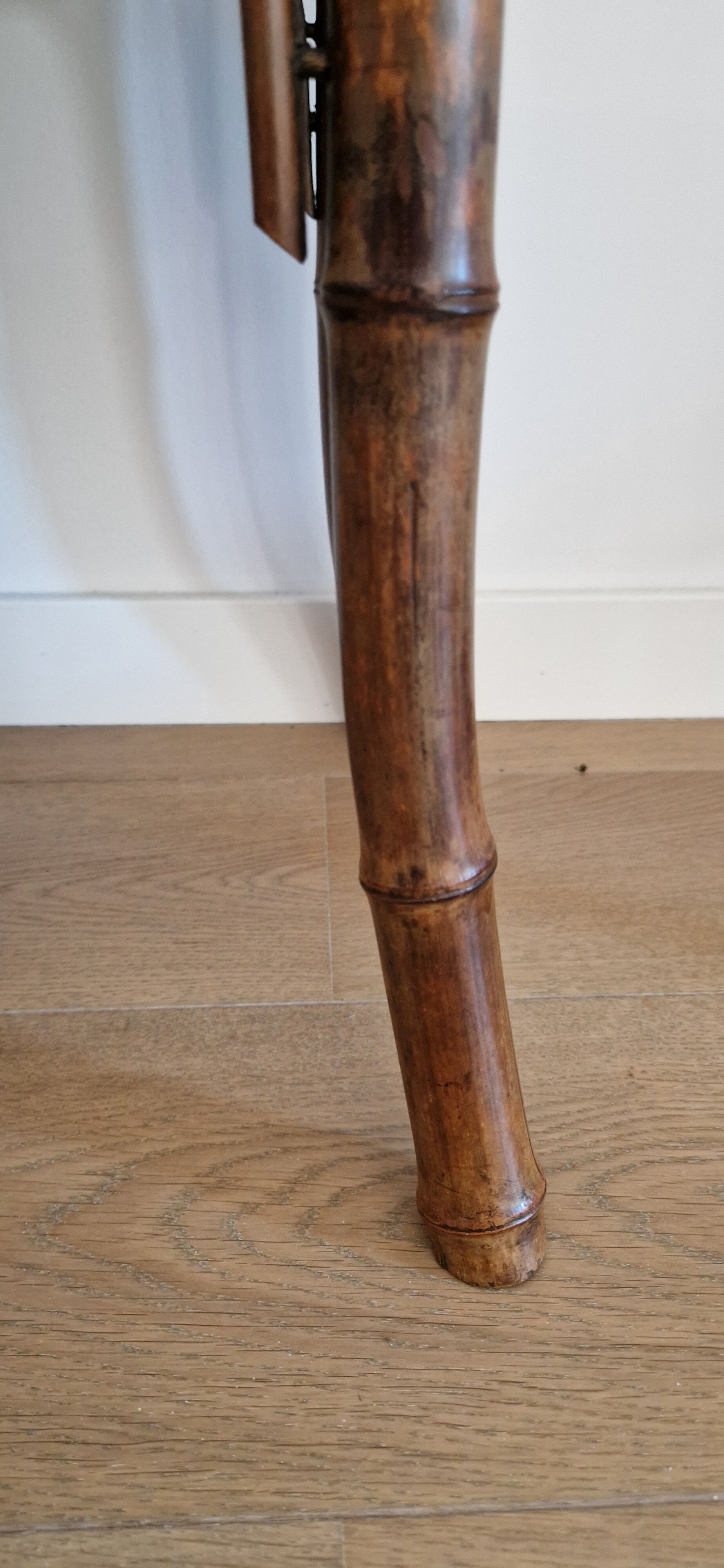 Side table bamboo late XIX style Perret & Vibert