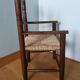 Children's straw armchair