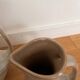 Ceramic teapot and milk jug set