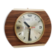 Vintage Jaz clock in formica and brass