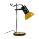 Yellow and black desk lamp