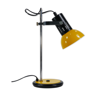 Yellow and black desk lamp