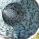 Large Vallauris vase "sea foam" H 41.5 cm