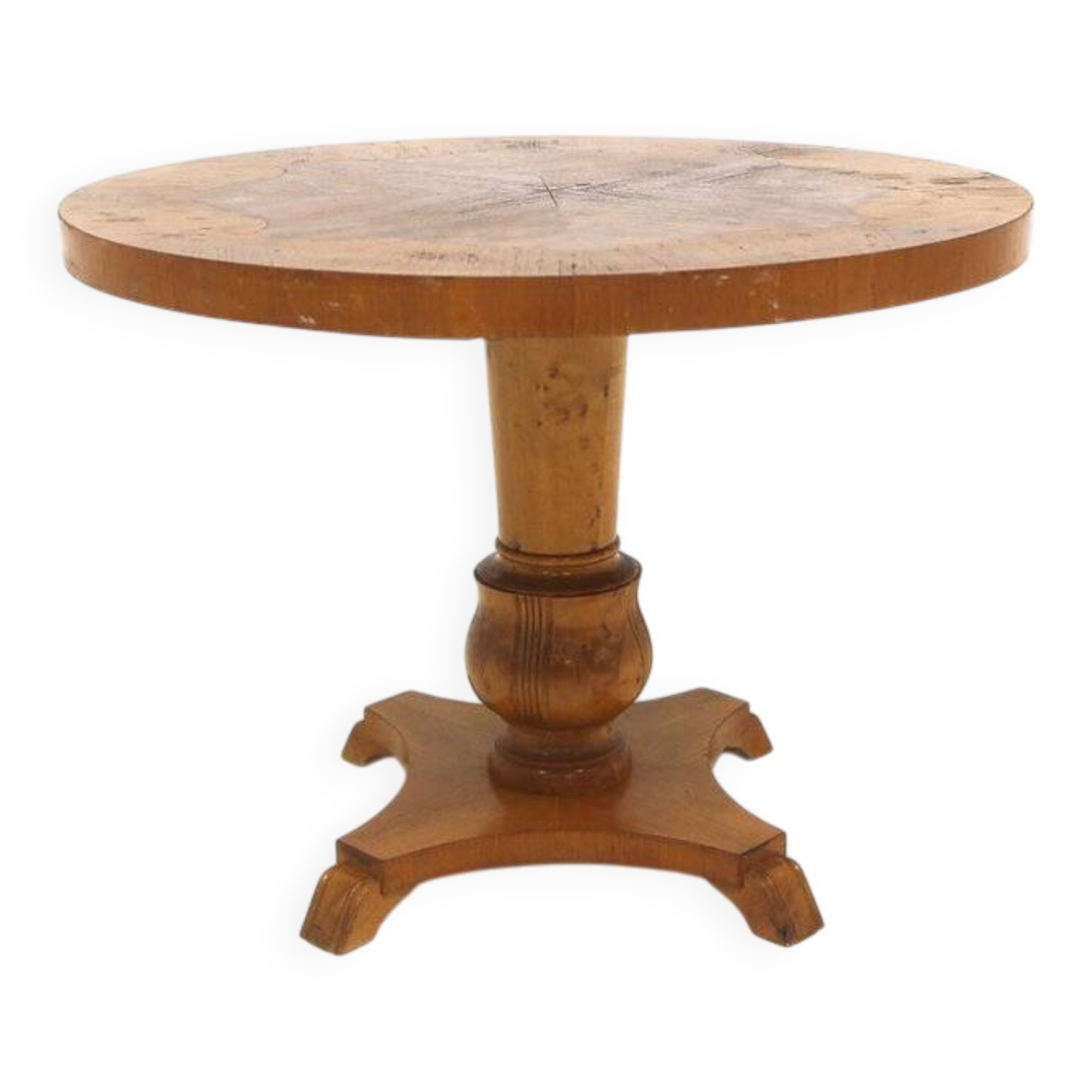 Coffee table in elm, Swedish Modern, Sweden, 1930.