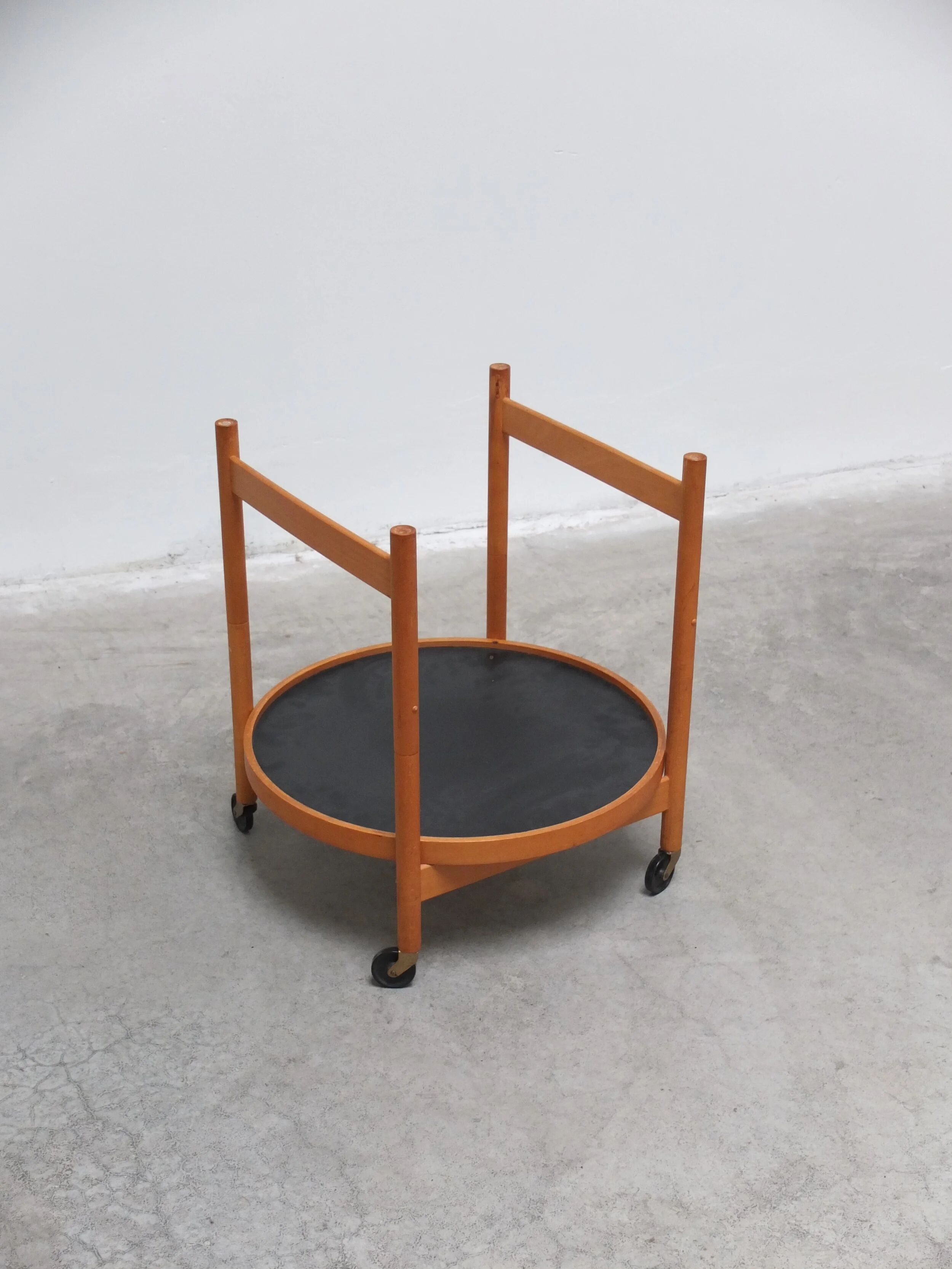 Serving trolley with reversible trays by Hans Bølling for Torben Ørskov, 1960s