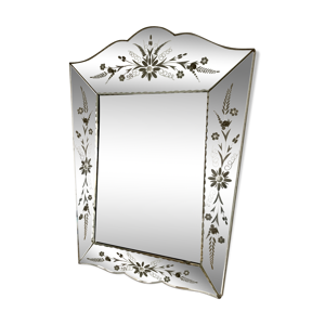 miroir vénitien 41,5x53,5cm