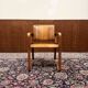 Ralph Lauren Style Leather Chair with Buckle - Jacques Adnet