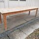 Large vintage wooden farmhouse table, 2.45m, 8 people