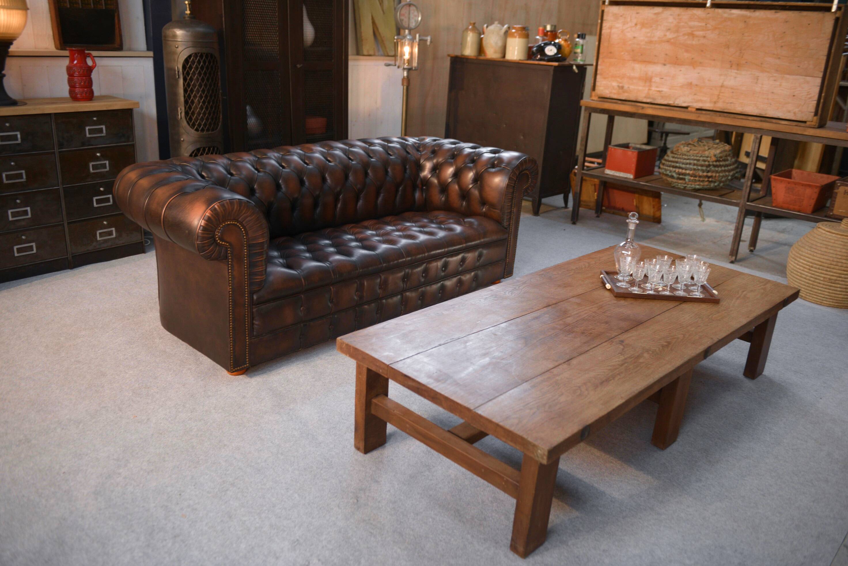 Canapé Chesterfield 1970's