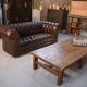 Canapé Chesterfield 1970's