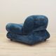 Blue armchair, Italian design, 1970s, production: Italy