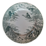 Lot de 2 assiettes plates Sarreguemines