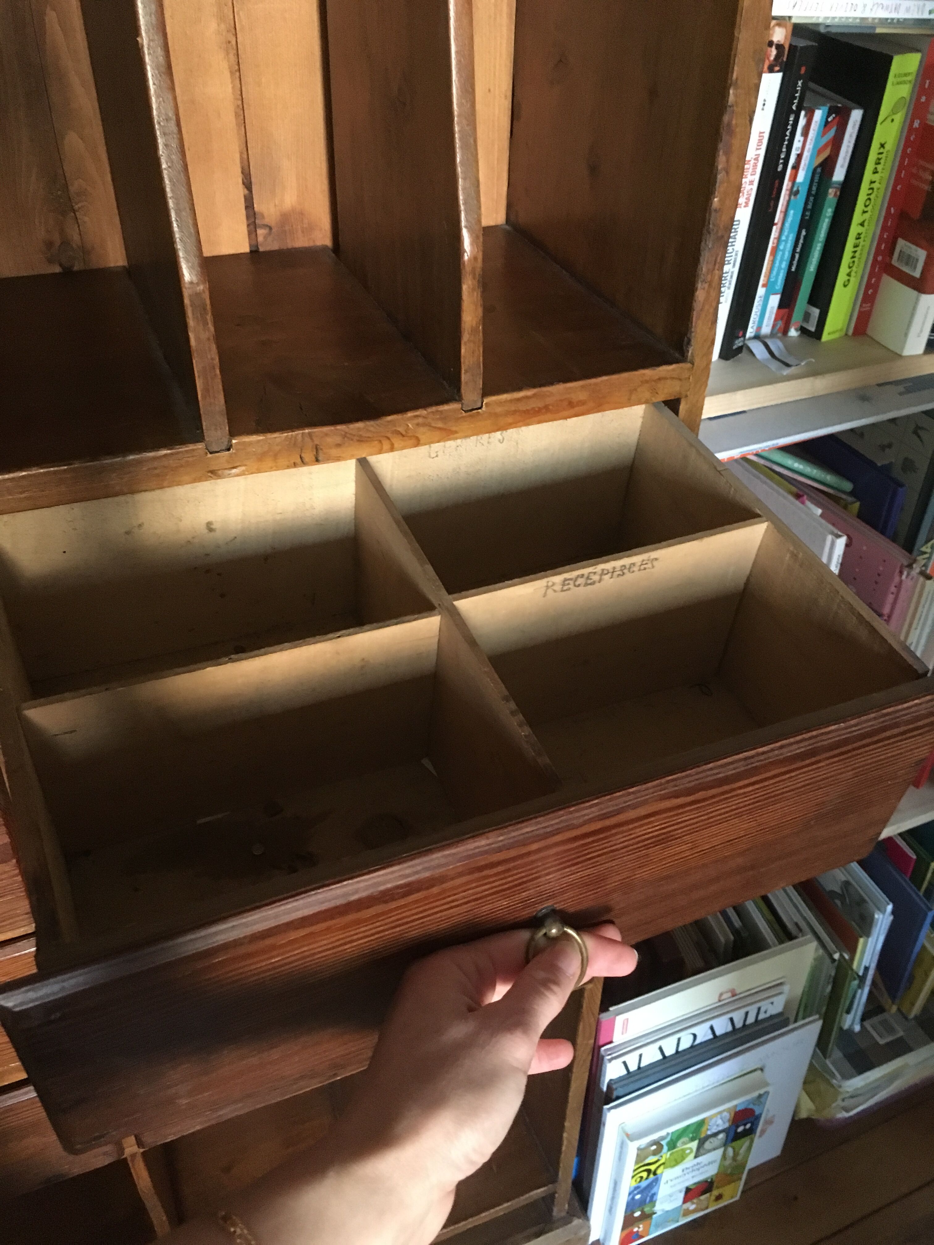 Vintage notary furniture