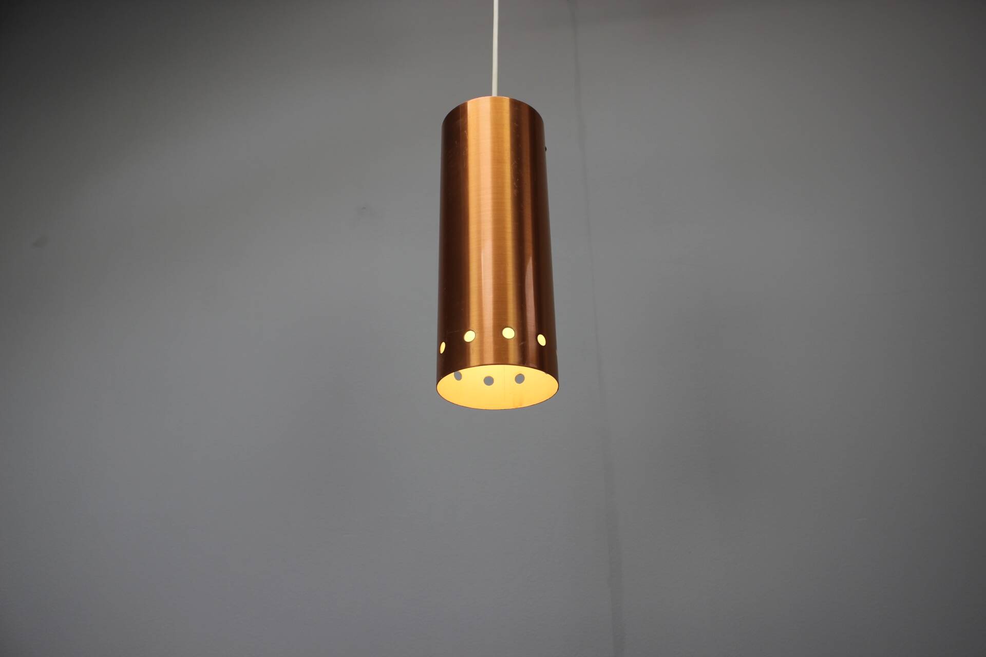 Mid-Century Pendant, 1970s, Denmark, - made of Metal, - shows signs of us