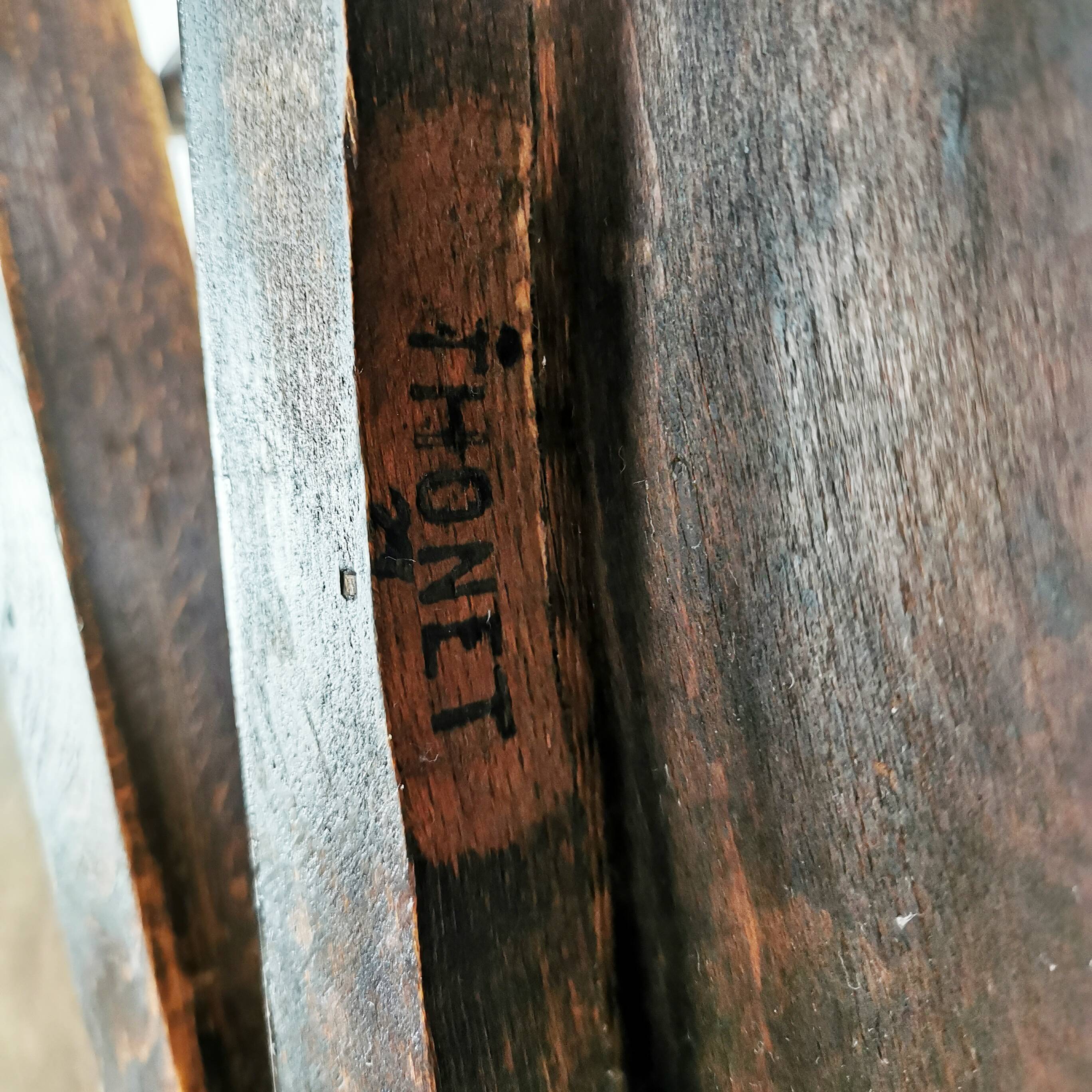 Pair of wooden Art Deco chairs, Thonet, Germany, 1930s.