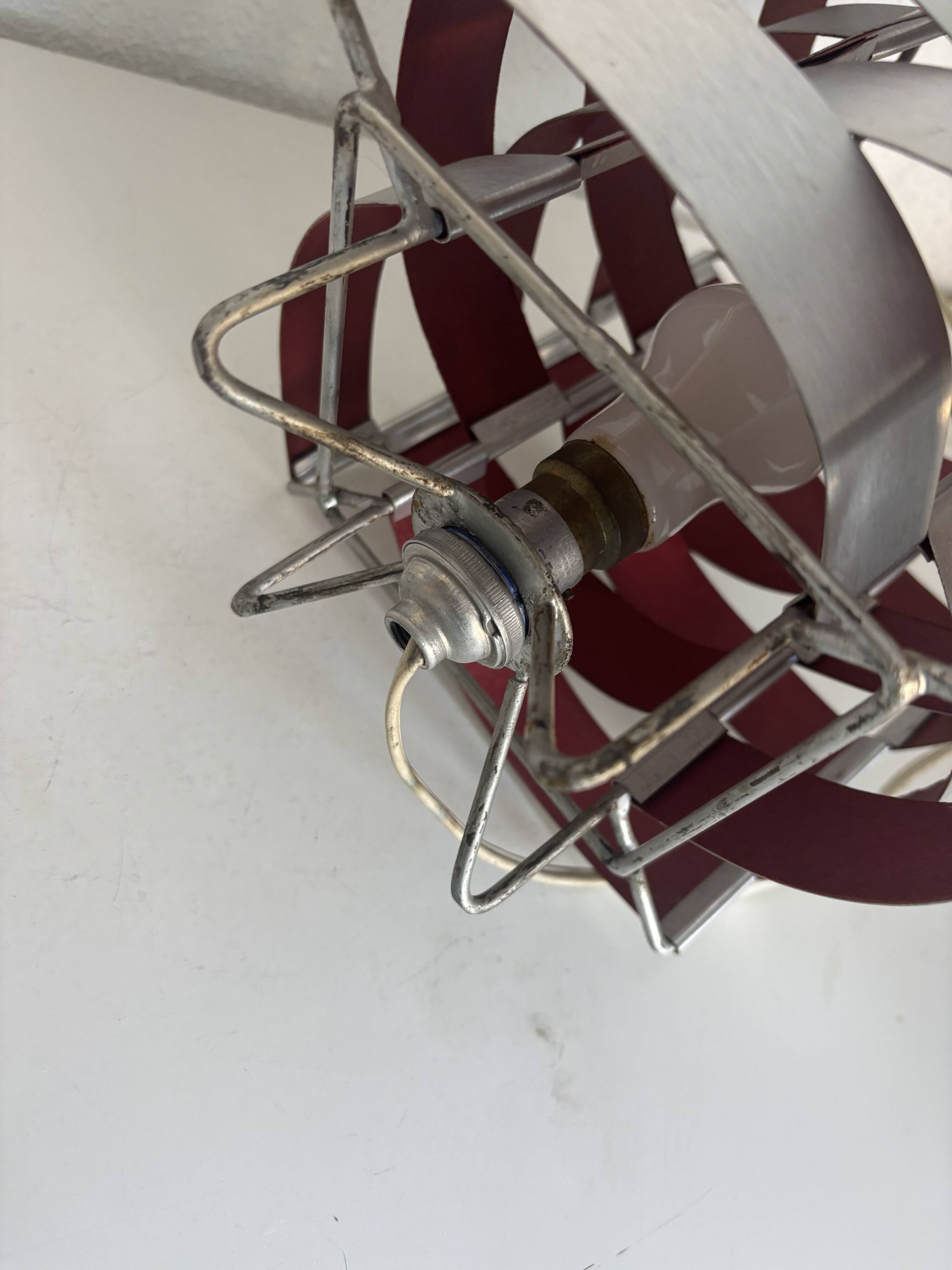 Vintage 1970s table lamp by Max Sauze model "Uranus" - 24 x 18 cm