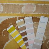 Hand knotted rug, vintage Turkish rug 68x105 cm