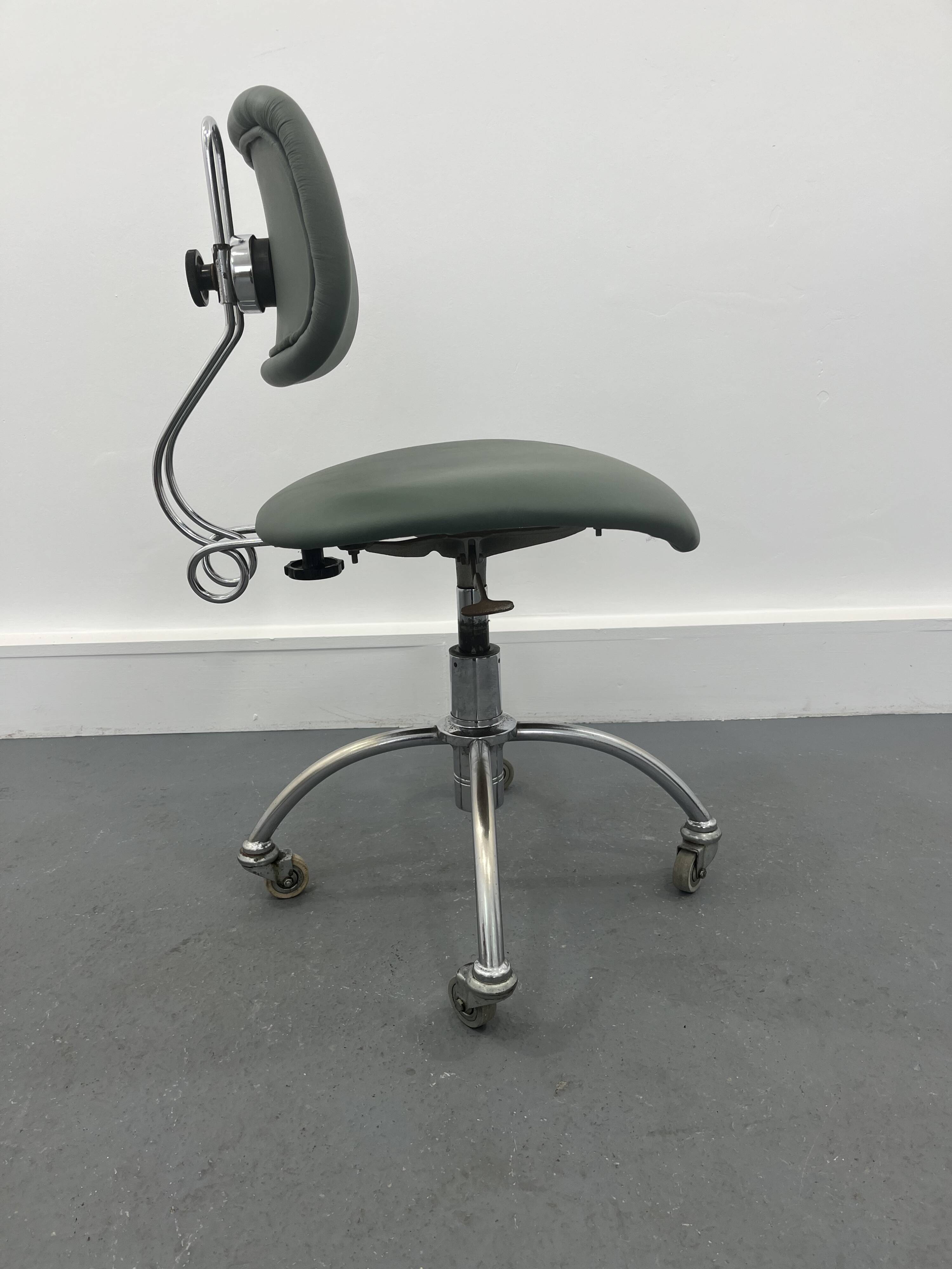 Mid-century swivel chair from Bohler 1950s