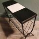 Door reviews side table end of sofa steel ceramic modernist vintage