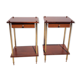 Pair bedside tables 1950