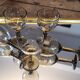 60's smoked port glass