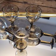 Verre à porto fumés 60's
