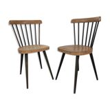 Pair of  bistro Baumann chairs