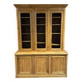 Large cherry wood bookcase