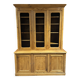 Large cherry wood bookcase