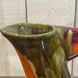 Orangeade Vallauris service from the 70s - 1 pitcher + 5 glasses