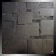 Tableau peinture monochrome noir