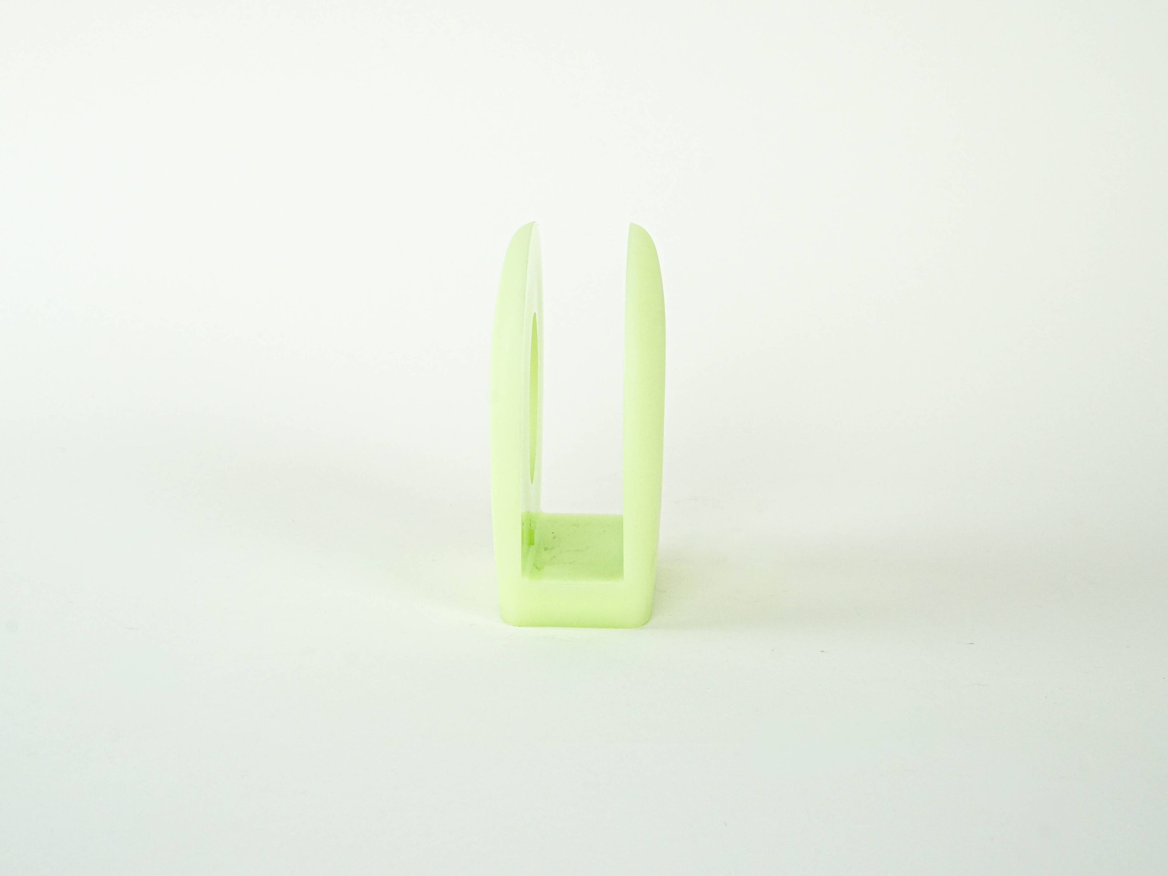 Newspaper/tissue stand, Italian design, 1970s, manufactured by Fratelli Guz