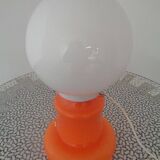 Italian glass standard lamp, 1970s
